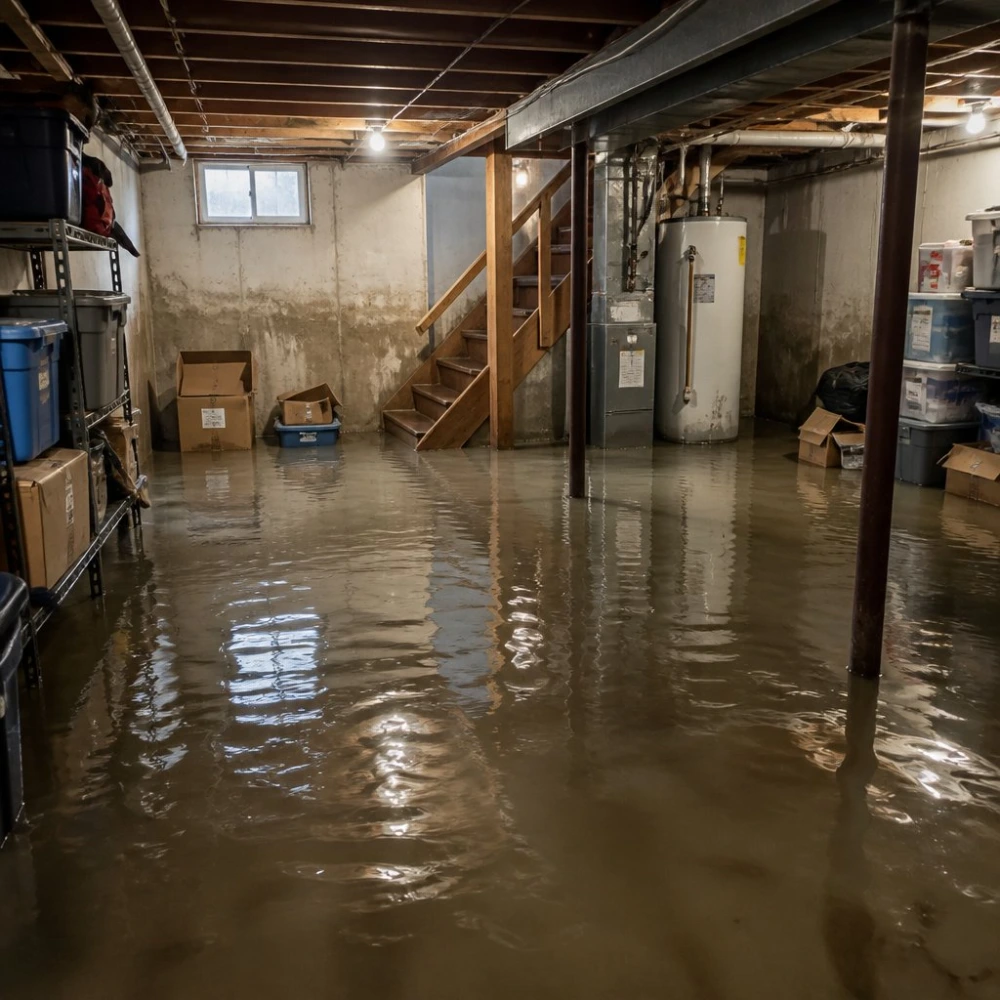 Flooded basement in Cherry Hill NJ home
